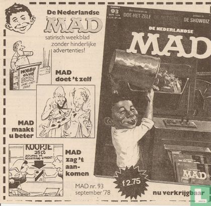 1978 De Nederlandse MAD - MAD doet 't zelf