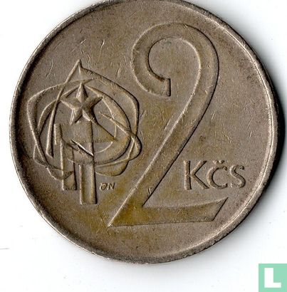 Tsjecho-Slowakije 2 koruny 1982 - Afbeelding 2