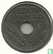 Frankrijk 10 centimes 1941 (type 4 - 2.5 g) - Afbeelding 2