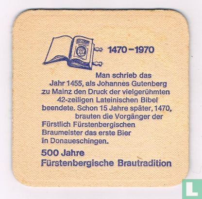 500 Jahre Fürstenbergische Brautradition - Man schrieb das Jahr 1455, ... - Afbeelding 1