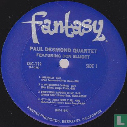 The Paul Desmond Quartet Featuring Don Elliott  - Bild 3