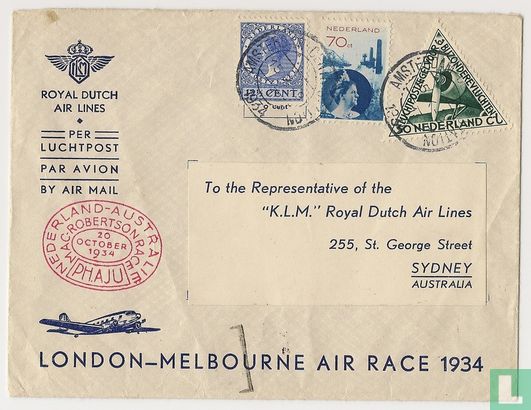 London-Melbourne flight race
