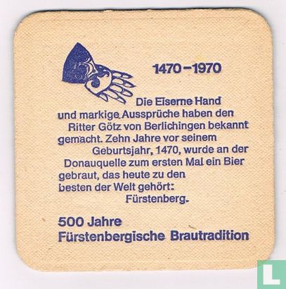 500 Jahre Fürstenbergische Brautradition - Die Eiserne Hand ... - Afbeelding 1