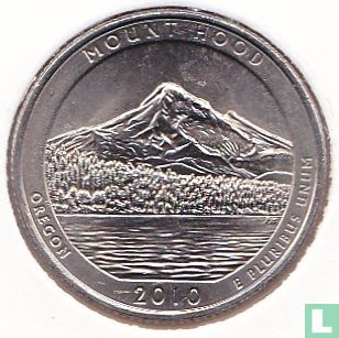 Verenigde Staten ¼ dollar 2010 (D) "Mount Hood" - Afbeelding 1