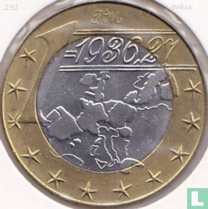 Italië 1 euro 1999 - Afbeelding 2