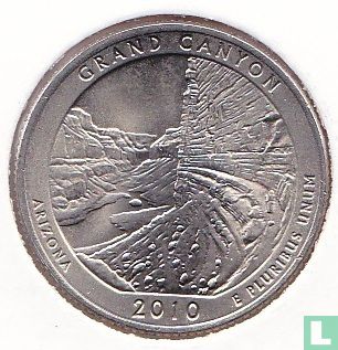 United States ¼ dollar 2010 (D) "Grand Canyon national park - Arizona" - Image 1