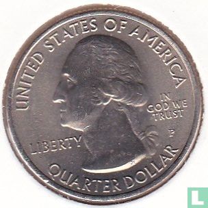 United States ¼ dollar 2010 (P) "Yellowstone national park - Wyoming" - Image 2