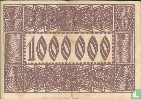 1.000.000 marques Landkreis Gladbach en Allemagne 1923 - Image 2