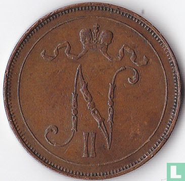Finnland 10 Penniä 1907 - Bild 2