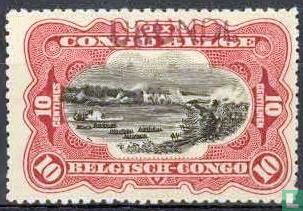 Zegels van Belgisch Congo, met opdruk Urundi