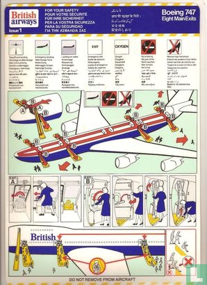 British AW - 747 8 main exits (01) - Afbeelding 1