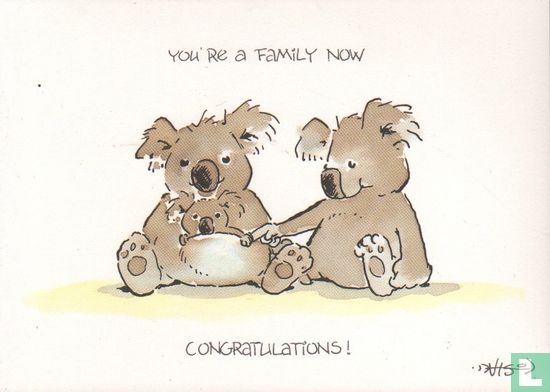 You're a family now - congratulations