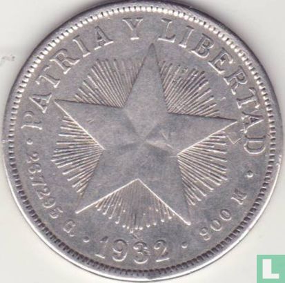 Cuba 1 peso 1932 - Image 1