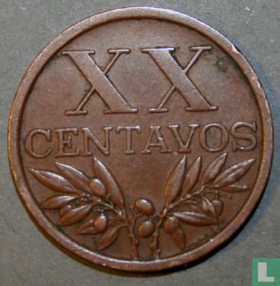 Portugal 20 centavos 1966 - Image 2