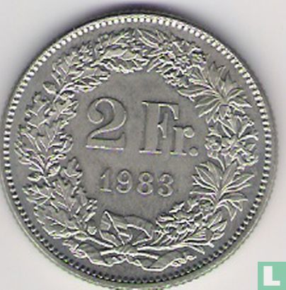 Zwitserland 2 francs 1983 - Afbeelding 1