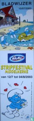 Bladwijzer Verliefde Smurf stripfestival Middelkerke