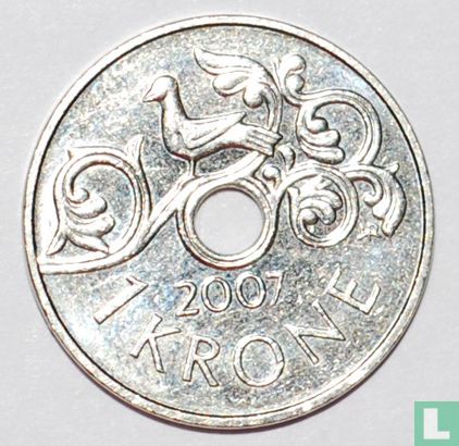 Norway 1 krone 2007 - Image 1