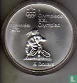 Canada 5 dollars 1974 "XXI Olympics in Montreal - canoeing" - Image 2