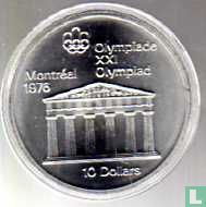 Kanada 10 Dollar 1974 "XXI Olympics in Montreal - Temple of Zeus" - Bild 2