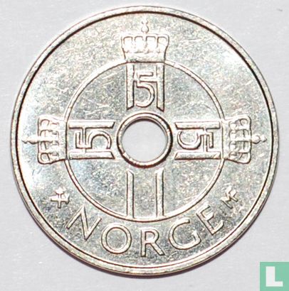 Norwegen 1 Krone 2004 - Bild 2