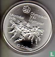 Canada 10 dollars 1974 "XXI Olympics in Montreal - Lacrosse" - Afbeelding 2