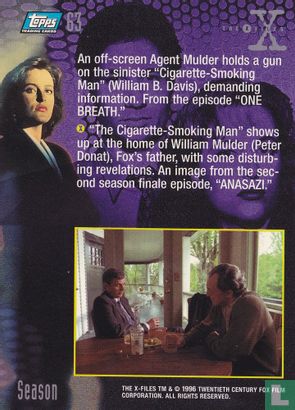 Mulder confronts "The Cigarette Smoking Man" - Afbeelding 2