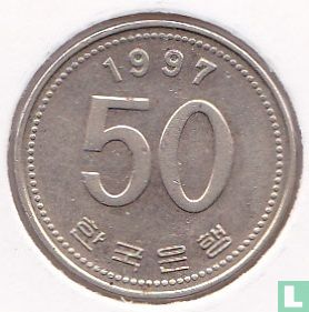 South Korea 50 won1997 "FAO"  - Image 1