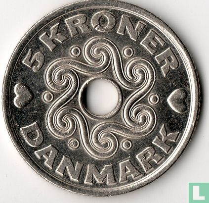 Dänemark 5 Kroner 2008 - Bild 2
