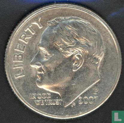 United States 1 dime 2007 (P) - Image 1