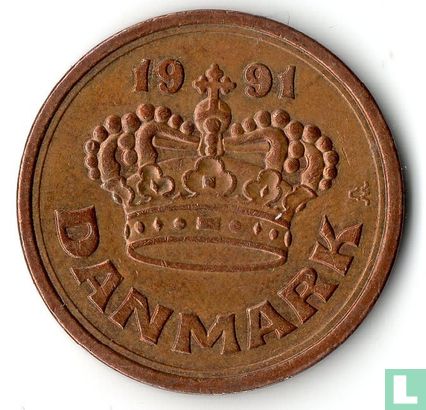 Denemarken 50 øre 1991 - Afbeelding 1