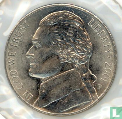United States 5 cents 2001 (P) - Image 1