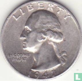 Vereinigte Staaten ¼ Dollar 1941 (ohne Buchstabe) - Bild 1