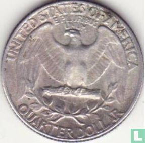 États-Unis ¼ dollar 1947 (sans lettre) - Image 2