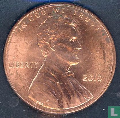 United States 1 cent 2010 (without letter) - Image 1
