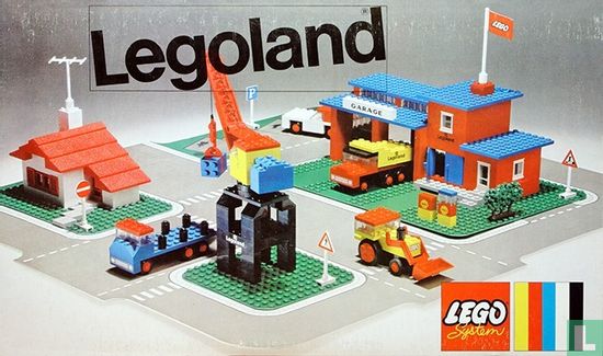 Lego 355 Town Center Set with Roadways - Afbeelding 1