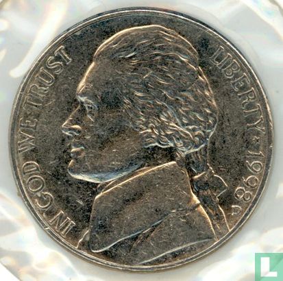 États-Unis 5 cents 1998 (D) - Image 1