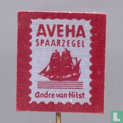 AVEHA spaarzegel André van Hilst [rood]