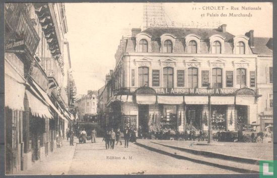 Cholet, Rue Nationale et Palais des Marchands