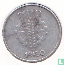 DDR 1 pfennig 1950 (E)  - Afbeelding 1