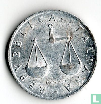 Italien 1 Lira 1955 - Bild 2