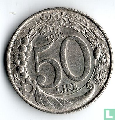 Italie 50 lires 1998 - Image 1