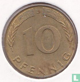 Duitsland 10 pfennig 1990 (J) - Afbeelding 2