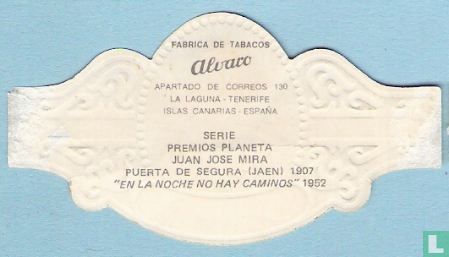 Juan Jose Mira, Puerta de Segura (Jaen) 1907, " En la Noche no Hay Caminos" 1952 - Bild 2