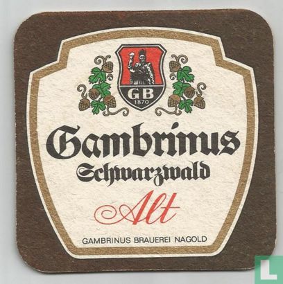 Gambrinus Nagold - Schwarzwald Pils / Alt - Afbeelding 2