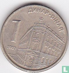 Servië 1 dinar 2003 - Afbeelding 1