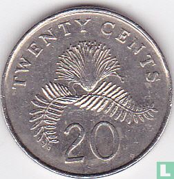 Singapour 20 cents 1996 - Image 2