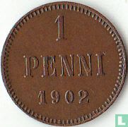 Finlande 1 penni 1902 - Image 1