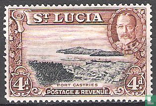 Landschaften von St. Lucia