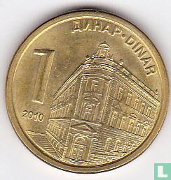 Serbie 1 dinar 2010 - Image 1