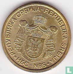 Servië 1 dinar 2010 - Afbeelding 2